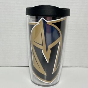 New ListingTervis Classic Tumbler Vegas Golden Knights NHL 16 oz  Cup with Black Lid