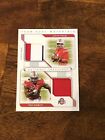 2021 National Treasures Dual Material Trey Sermon Justin Fields RC Patches #/25