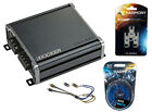 Kicker 43CXA3001 Car Audio Sub Amp CXA300.1 w/ CK8 Amplifier Kit Accessories