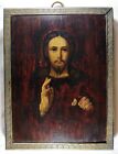 Russian Orthodox hand painted icon of Jesus Christ.Иисус Христос.