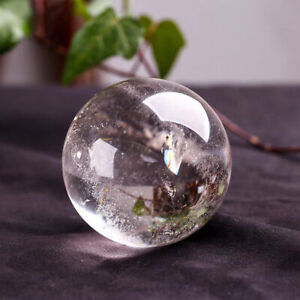 Large Natural Clear Quartz Crystal Sphere Mineral Reiki Gemstone Ball W/ Stand