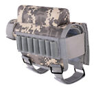 Tactical Buttstock Ammo Pouch Shotgun Rifle Stock Pouch Shell Cartridge Holder