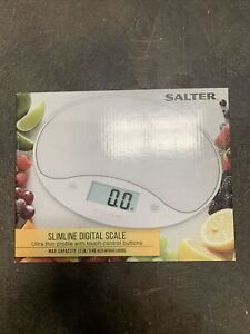 Salter Slimline Digital Kitchen Weight Scale 11lb Capacity #794