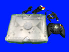 Xbox Original Gaming System Bundle, Crystal Clear - Controller, No Video Cable