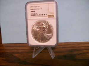 New Listing2021-W American Silver Eagle Type 2 - NGC MS69