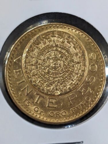 1918 Estados Unidos Mexicanos Coin Mexico Gold 20 Pesos 16.6666g