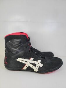 ASICS Lytes Wrestling Shoes  Mens Sz 8 Black And Red Vintage 90s RARE Boxing MMA
