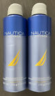 2x Nautica Voyage Deodorant Body Spray for Men, 6 oz (170g) Each, New