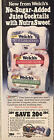 PRINT AD 1987 Welchs Frozen Juice Concentrate No Sugar NutraSweet Store Coupon