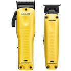 BaByliss Pro Limited Yellow Black LO PRO FX Cordless Clipper and Trimmer - NEW
