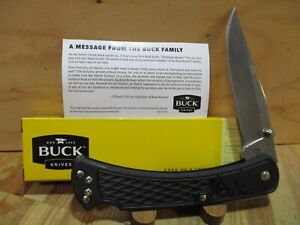 NIB - Buck USA 110 Slim Select Folding Pocket Knife In Black - 11878