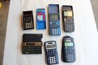 Lot of Calculators HP EC-4014, Ti-81, Ti-86, Ti-36X Pro, Ti 30X II, TI-108