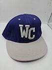 WC Hat Blue Fitted 7 1/2 Vtg Usa Western Athletic