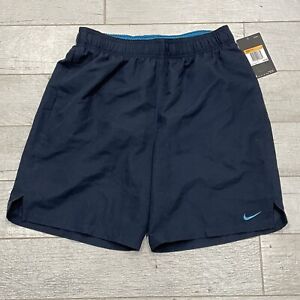 Nike Swimsuit Swim Trunks Shorts Men’s Size SMALL Blue Repel NWT