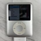 Apple 8GB iPod Nano - 3rd Generation - Silver - MA980LL / A1236 TESTED READ