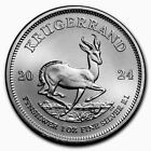 2024 South Africa 1 oz 999 Fine Silver Krugerrand Coin BU - In Stock