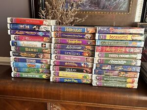 Lot of 31 Sealed Disney VHS Movies.