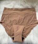 Knix Women's Super Absorbency Leakproof Boyshort  Underwear Sz L Beige NWOT