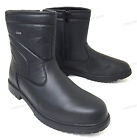Brand New Men's Winter Boots Leather Ankle Warm Fur Lined Zipper Comfort Shoes