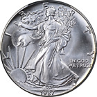 1987 (S) Silver American Eagle $1 CAC MS70 Struck San Francisco - Ultra Low Pop!