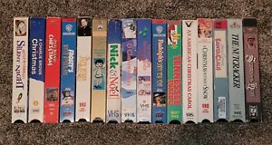 HUGE Christmas VHS Lot #1! Movies & Specials! 16 Videos! Rankin/Bass & More!