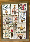 New ListingHandmade Quilt Wall Art Floral Flowers in Vases 52 x 74 Folk Art