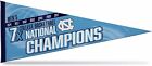 University of North Carolina Tar Heels 7-Time Champions Soft Felt Pennant,...