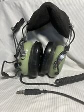 DAVID CLARK H10-76 AVIATION HEADSET Working Pilot Headphone