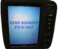 Furuno FCV-585 Dual-Frequency Color Echo Sounder High Transmission 600W Tested
