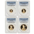Set of 4 1999-W Gold Eagles PCGS PR70DCAM Deep Cameo eagle coin proof