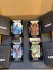 ZIPPO NEW LIMITED ANNE STOKES COLLECTION PREMIUM ZIPPO 4 LIGHTERS SET W/ DISPLAY