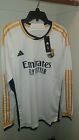 Real Madrid Soccer Fan Jersey New with Tags White Hala Madrid  Long sleeves