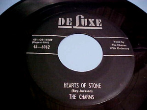 New ListingThe Charms - EX VINYL & GREAT AUDIO - Hearts Of Stone / Who Knows (1954 R&B)