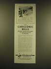 1947 Schulmerich Carillonic Bells Ad - illuminate honored service names