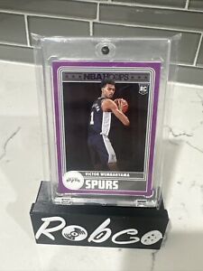 Victor Wembanyama 2023-24 NBA Hoops Tribute Purple #298 San Antonio Spurs