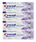Crest 3D White Brilliance Toothpaste, Vibrant Peppermint, 3.5 oz, 4 Pack