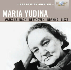 MARIA YUDINA paino Bach, Beethoven, Brahms, Liszt 3CD NEW SEALED