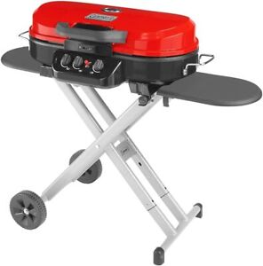 Coleman Roadtrip 285 Portable Stand-Up Propane Grill, Gas Grill with 3 Burners A