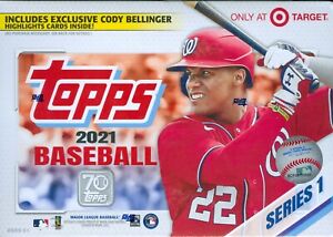 2021 Topps Series 1 Baseball Target Exclusive Factory Sealed Mega Box