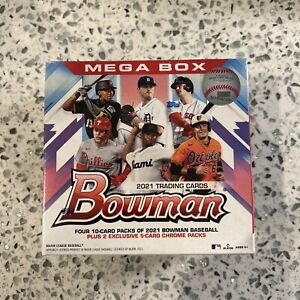 2021 Topps Bowman / Chrome Baseball Mega Box Brand New Sealed MLB Exclusive