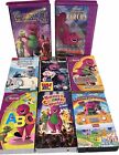 New ListingLot Of 8 Barney VHS Circus, Adventure Bus, Camp, Car, Movin Groovin, Live, ABC’s