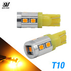 2X T10 168 High Power 2835 Chip LED Amber/Yellow Interior Light Bulbs