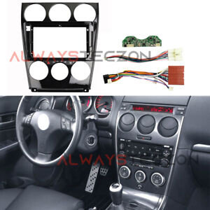 For Mazda 6 2003-2008 Car Stereo Radio Fascia Frame Trim 2DIN 9inch Accessories (For: 2006 Mazda 6)