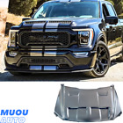 For Ford F150 2021-24 Hood Panel Aluminum SHELBY Style With Vents Not For Raptor (For: Ford F-150 Raptor)