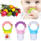 Baby Food Feeder Set Fresh Fruit Feeding Pacifier Soft Tip Silicone Spoons Gift☆