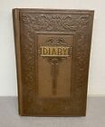 Vintage Diary Journal Book Unused Missing Last Page Daily History