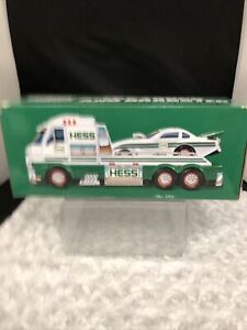 NEVER USED Hess 2016 Toy Truck and Dragster W/ WORKING LIGHTS AND ORIGINAL BOX!