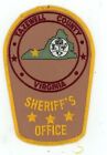 VIRGINIA VA TAZEWELL COUNTY SHERIFF NICE SHOULDER PATCH POLICE