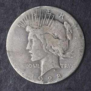 1928-P Peace Silver Dollar $1- COINGIANTS -