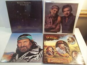 New ListingWILLIE NELSON 4 LP RECORD LOT